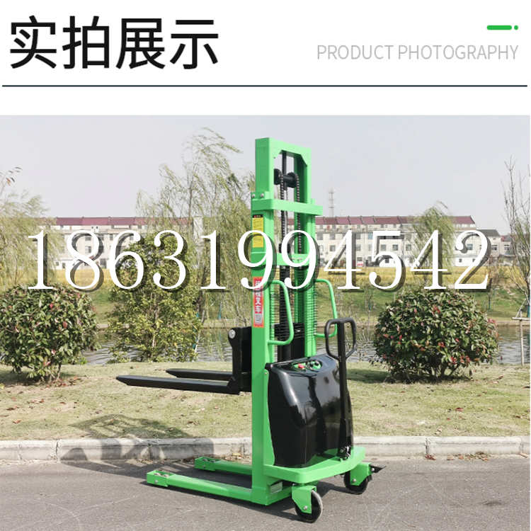 大名县电动叉车堆高车液压铲车电瓶1吨2吨站驾步行式小型全自动叉车